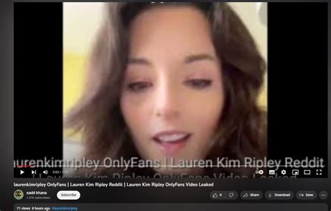 lauren kim ripley leaked only fans|OnlyFans Model Lauren Kim Ripley’s Private Content Leaked。